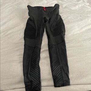 Black Faux Leather Leggings